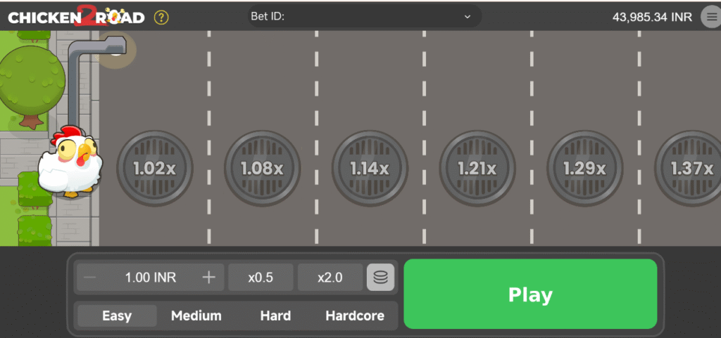 BHT Club login dashboard showing Chicken Road 2 game option